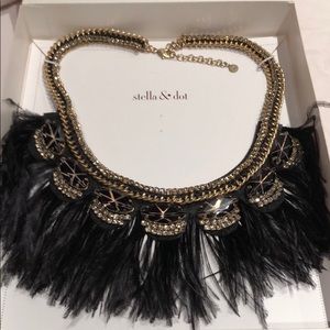 Stella and Dot Harper Feather Necklace